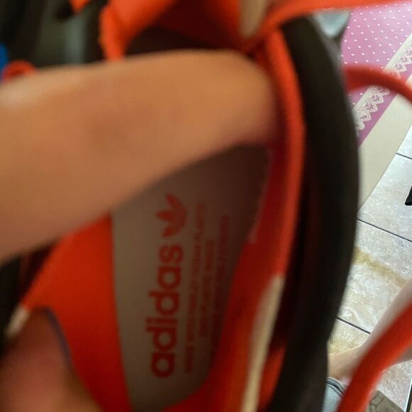 Adidas Black and Orange Athletic Shoes main image 6